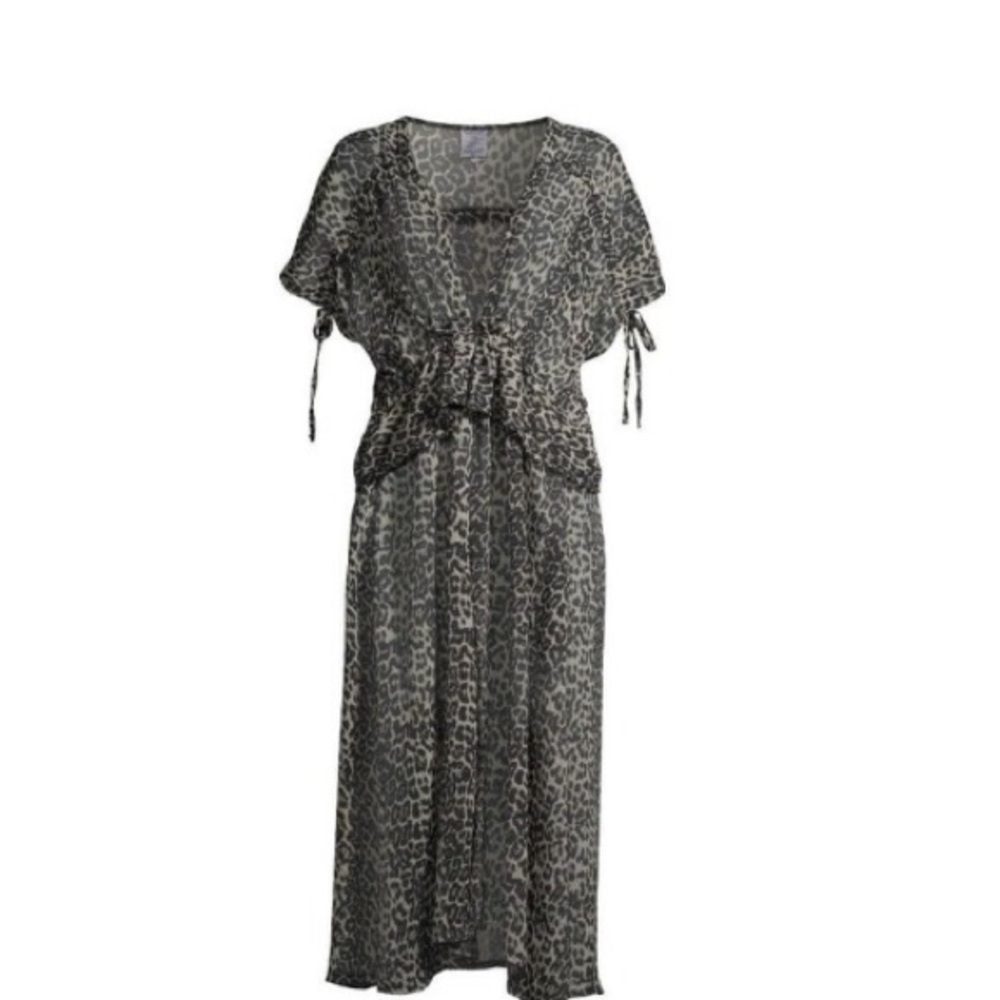 ♥️Sexy Robe Kimono Animal Print 3X